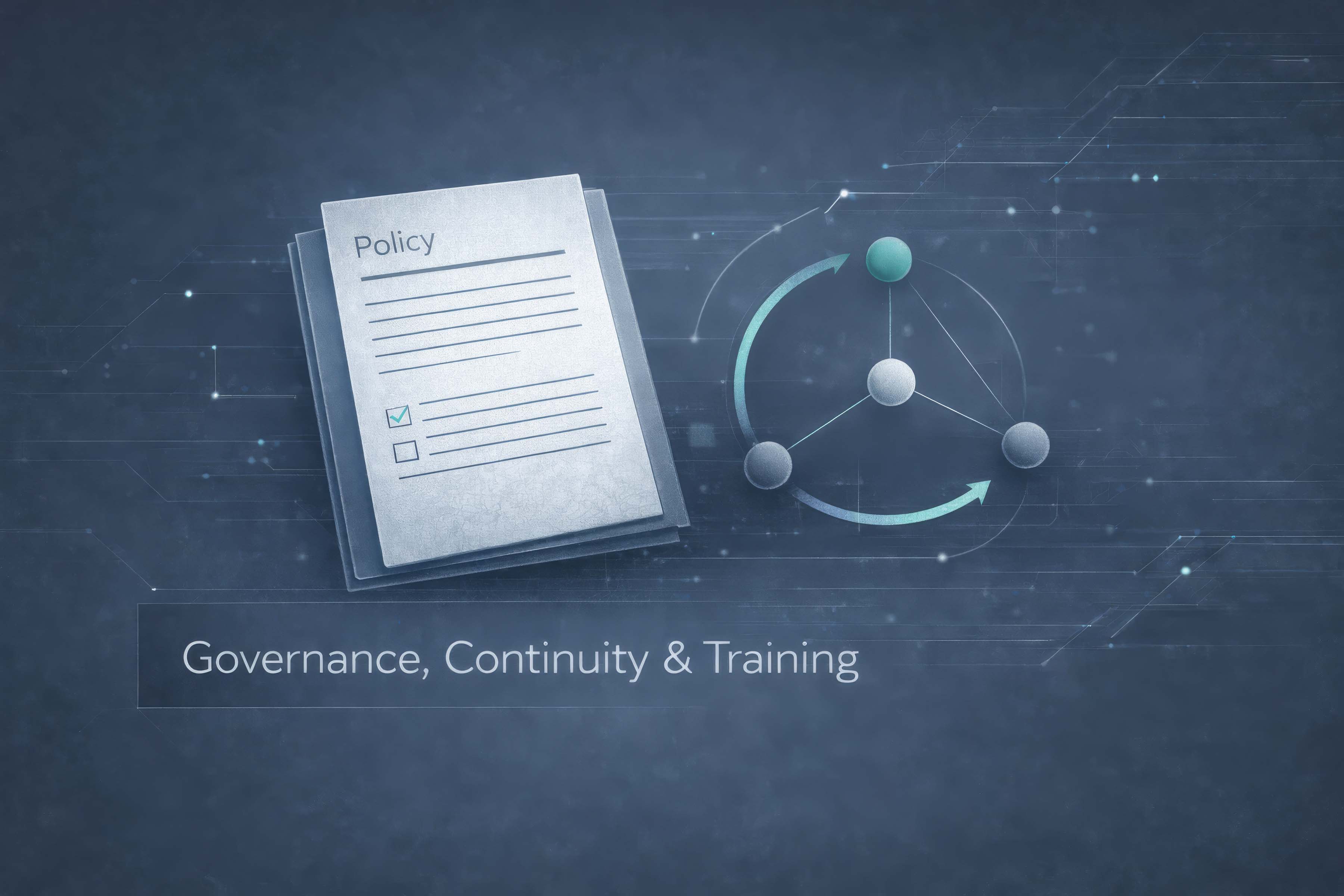 Governance, Continuity & Training
